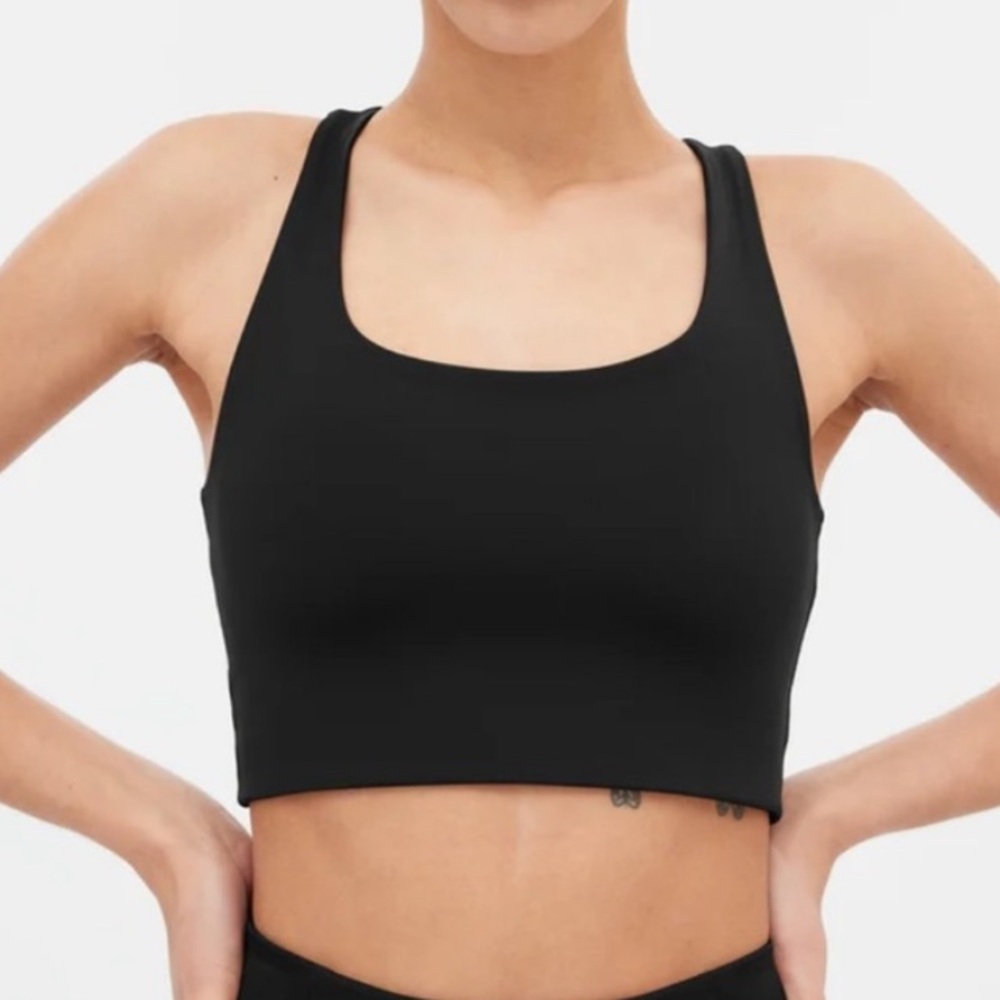 NWT Girlfriend Collective Black Paloma Sports bra